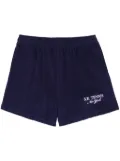 Sporty & Rich Tennis Terry cotton shorts - Blue