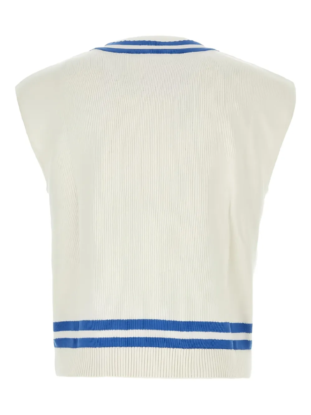 Sporty & Rich v-neck cable-knit vest | Knitted Sweaters | Image 2
