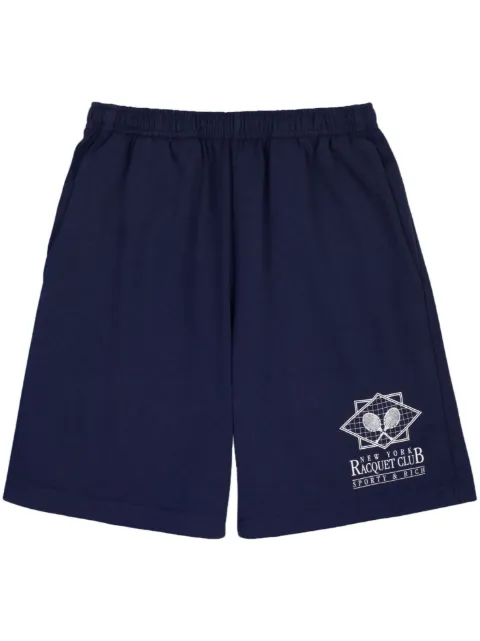 Sporty & Rich NY Racquet Club track shorts