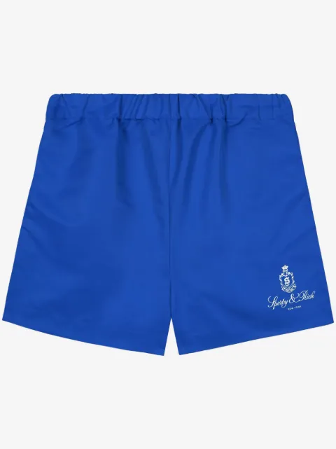 Sporty & Rich Vendome logo-print shorts 