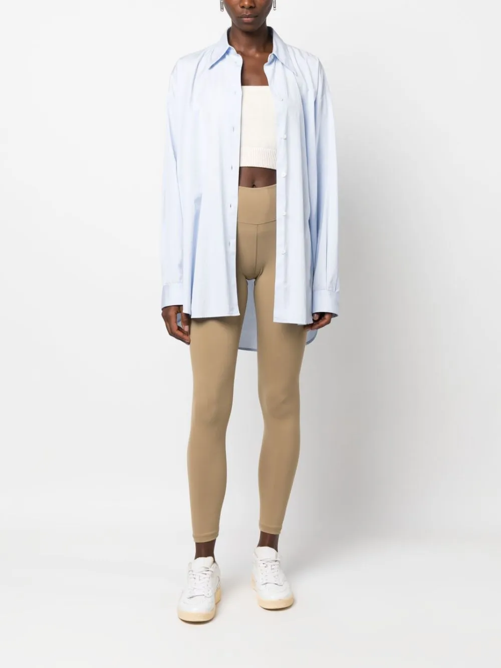 Sporty & Rich ليغينغ 'رانر' بطبعة شعار الماركة | ليغينغز رياضية واقية | Image 2