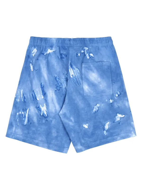Sporty Rich Shorts Sportivi Con Ricamo Blu FARFETCH IT