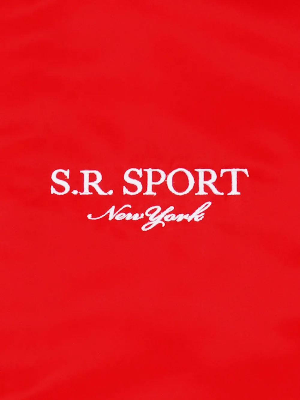 Shop Sporty And Rich Sr Sporty Varsity Jacket In Red