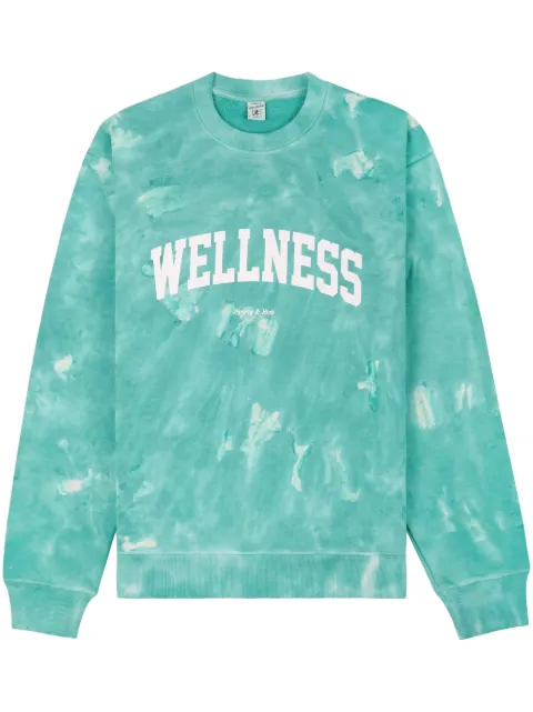 Sporty & Rich Wellness tie-dye sweatshirt