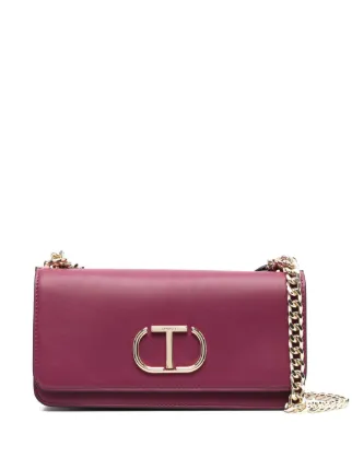 Twinset Orange Polyurethane Women Shoulder Bag main image 1
