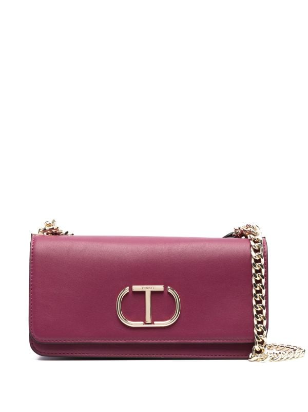 TWINSET logo-plaque Crossbody Bag - Farfetch