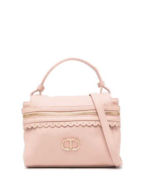 TWINSET tote Cécile con placa del logo 
