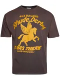 RHUDE Derby logo-print T-shirt - Grey