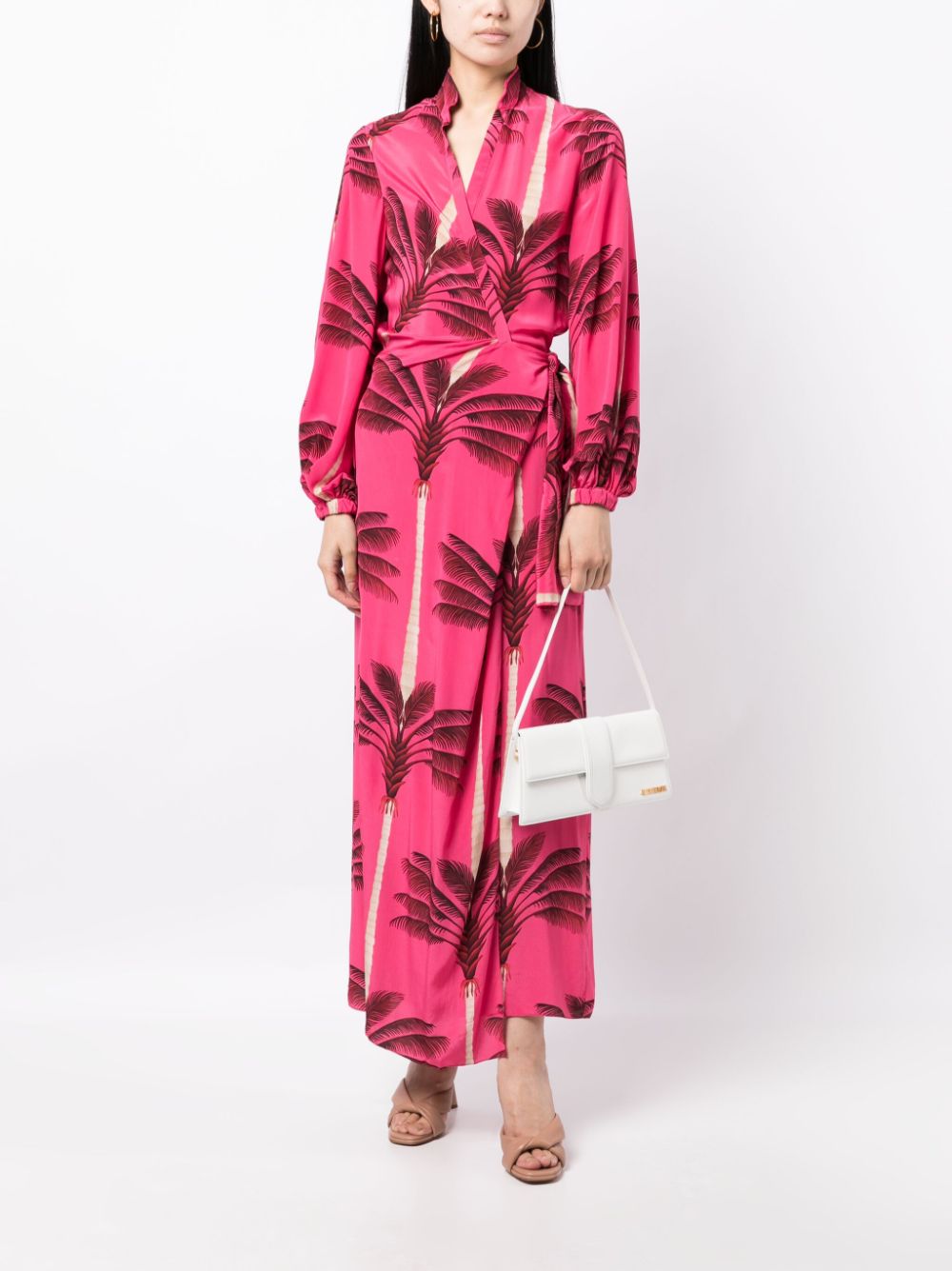 Johanna Ortiz Maxi-wikkeljurk - Roze