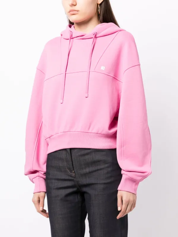 High low hot sale cropped hoodie