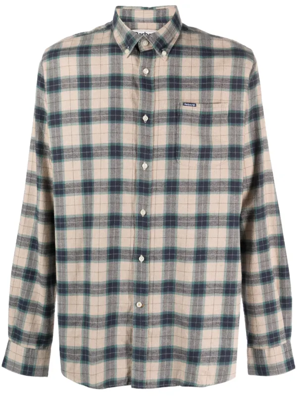 Barbour store plaid shirt