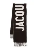 Jacquemus L'écharpe Jacquemus virgin-wool scarf - Brown