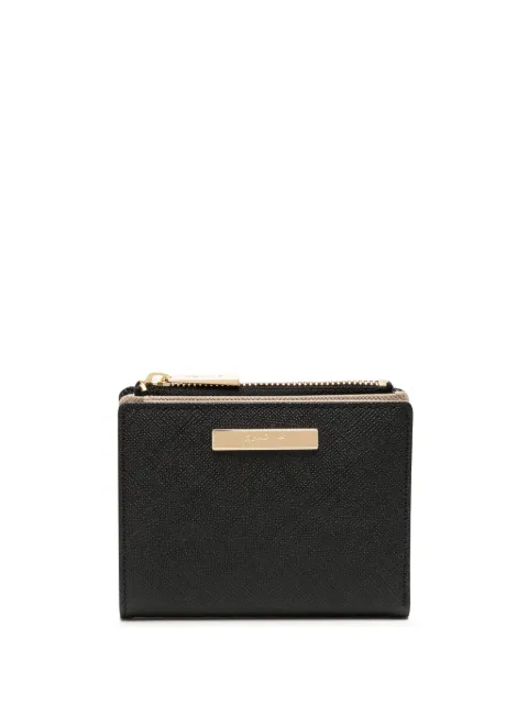 agnès b.  bi-fold leather wallet