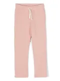 Bonpoint drawstring straight-leg track pants - Pink