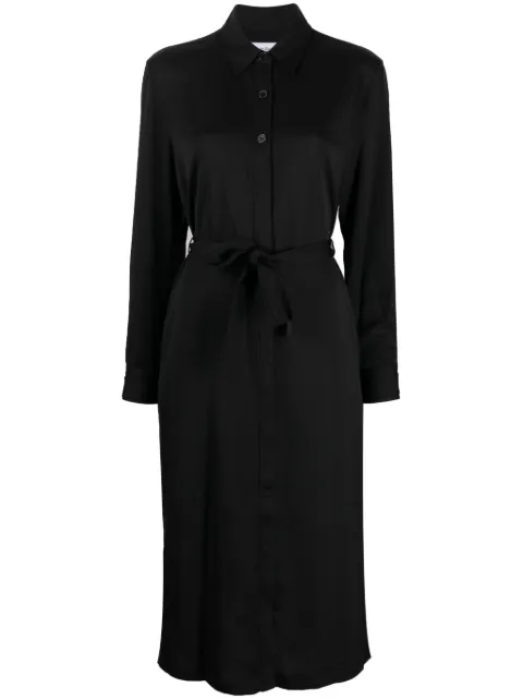 Calvin Klein belted recycled polyester shirtdress