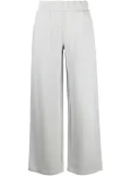 Calvin Klein logo-print wide-leg track pants - Green