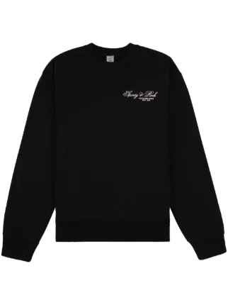 Sporty & Rich ロゴ スウェットシャツ | ブラック | FARFETCH JP