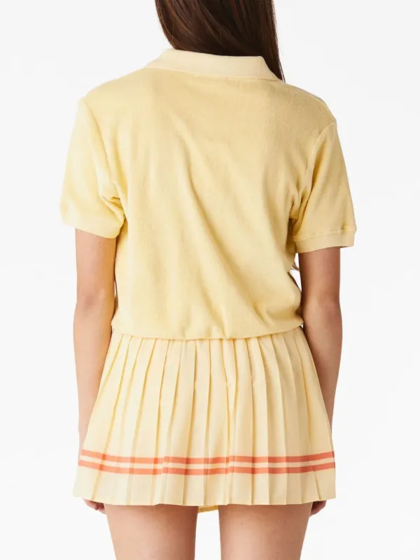 Sporty & Rich SR Tennis ポロシャツ | イエロー | FARFETCH JP Sporty & Rich SR Tennis ポロシャツ | イエロー | FARFETCH JP