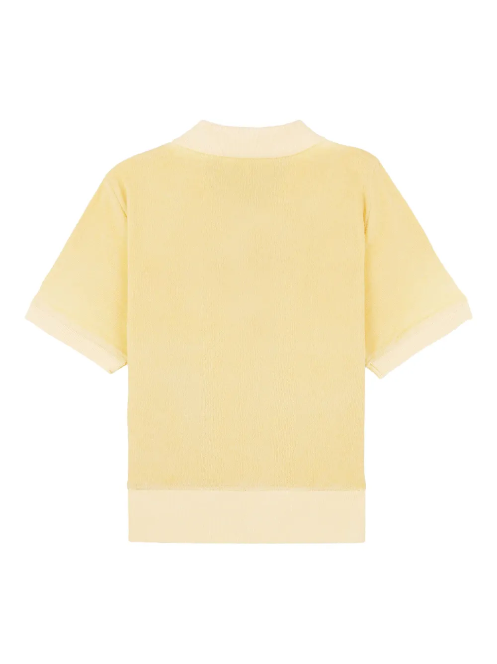 Sporty & Rich Poloshirt van badstof - Geel