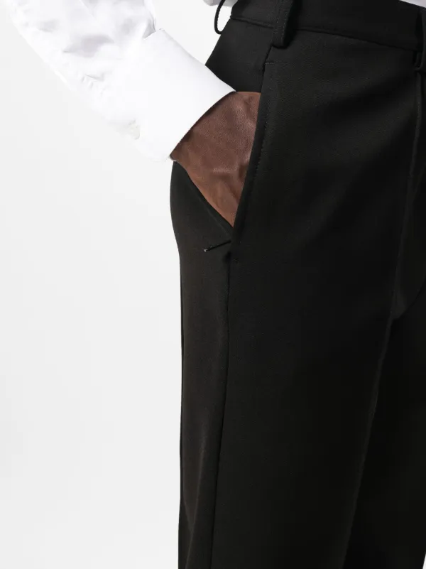 Prada Gabardine slim-fit Trousers | Black | FARFETCH