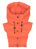 Yves Salomon padded hooded bib - Orange