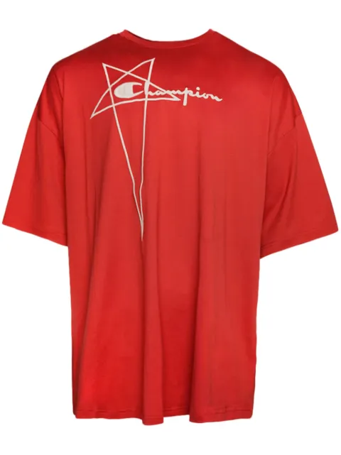 Rick Owens x Champion cotton T-shirt