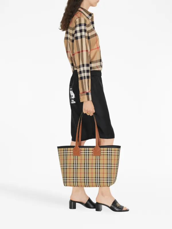 Burberry チェック シャツ | ニュートラル | FARFETCH JP