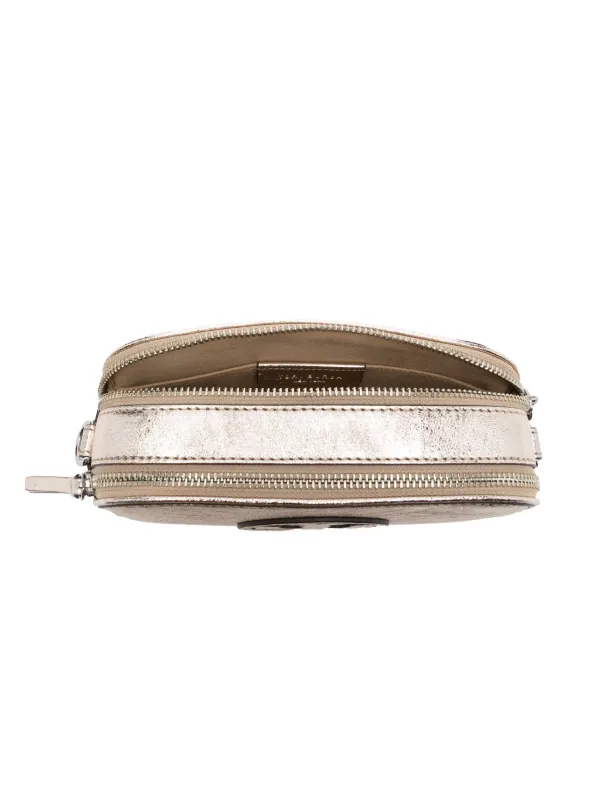 Tory burch metallic online clutch