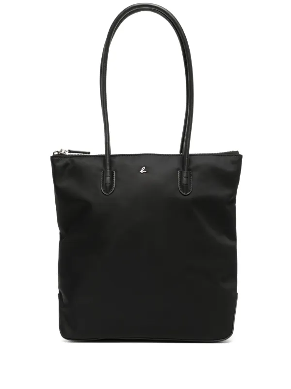 Agn s b. logo plaque Tote Bag Farfetch