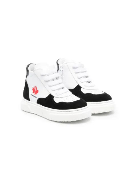 DSQUARED2 KIDS baskets lacées à patch logo