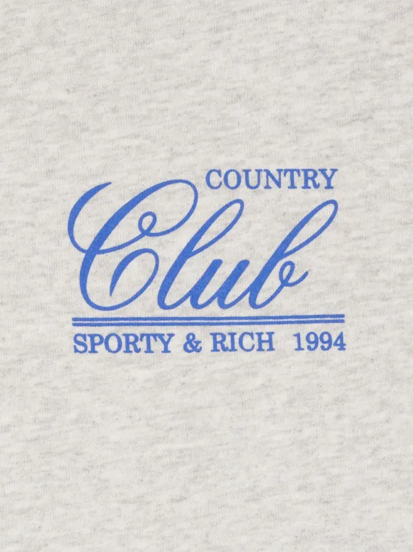 スウェット・トレーナー Sporty & Rich Logo Print Man to Man Header Gray CRAW2319HG C Sweatshirts Men – Sporty & Rich