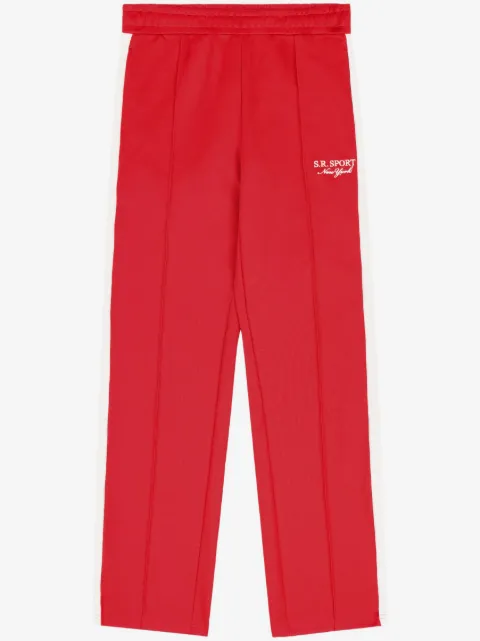 Sporty & Rich stripe-detail track pants