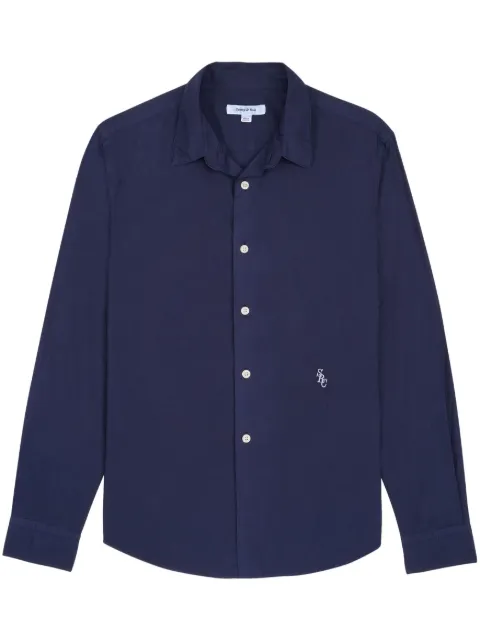 Sporty & Rich camisa con logo bordado