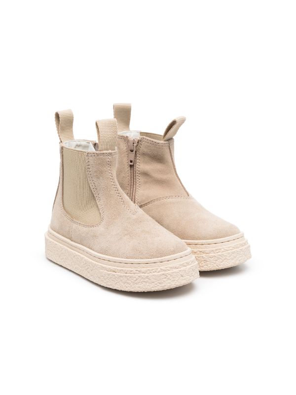 MM6 Maison Margiela Kids スエードブーツ - Farfetch