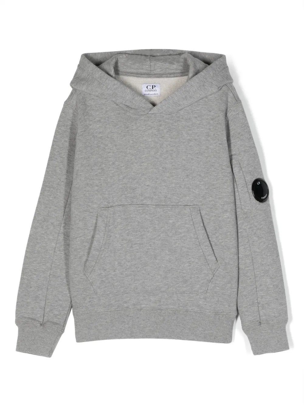 C.p. Company Kids Gray Basic Hoodie In Grey