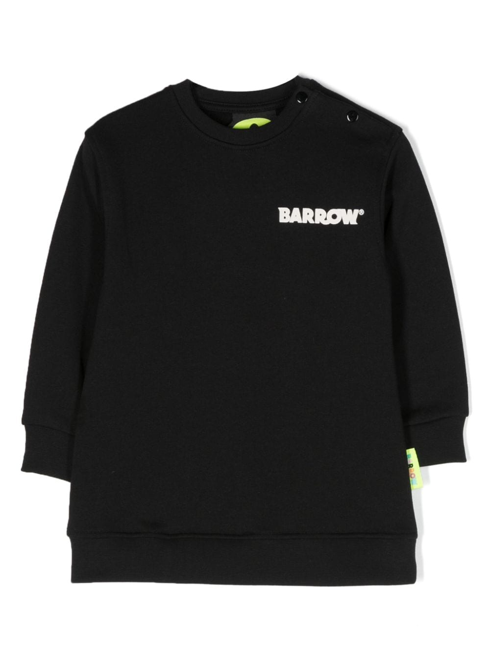 Barrow Babies' Logo-print Cotton Sweatshirt In Black