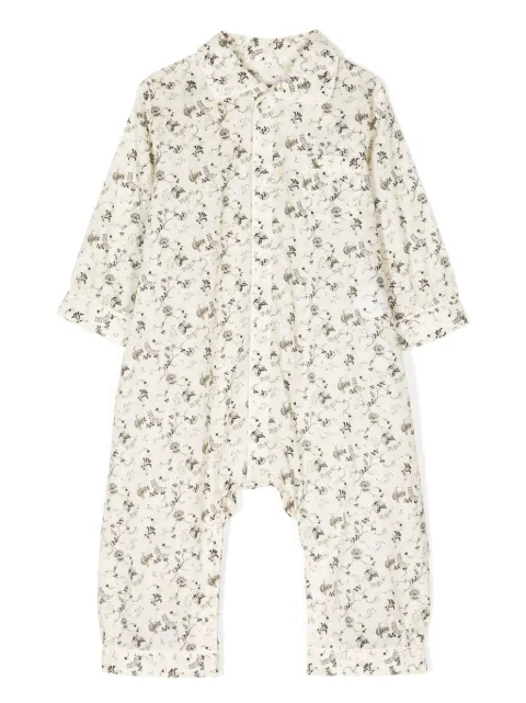 Bonpoint floral-print cotton pajama