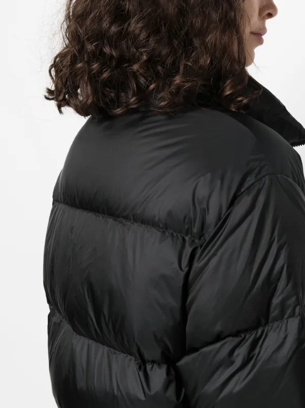 Duvetica Bellatrix logo-patch Padded Jacket | Black | FARFETCH