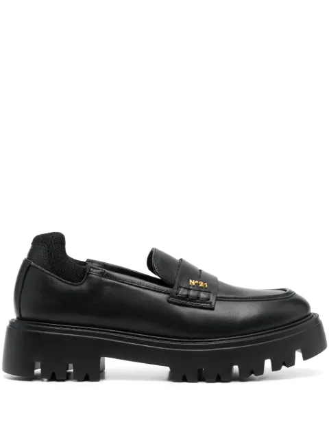 Nº21 Leren loafers 