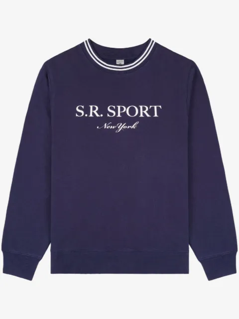 Sporty & Rich sweatshirt med rund hals og logotryk
