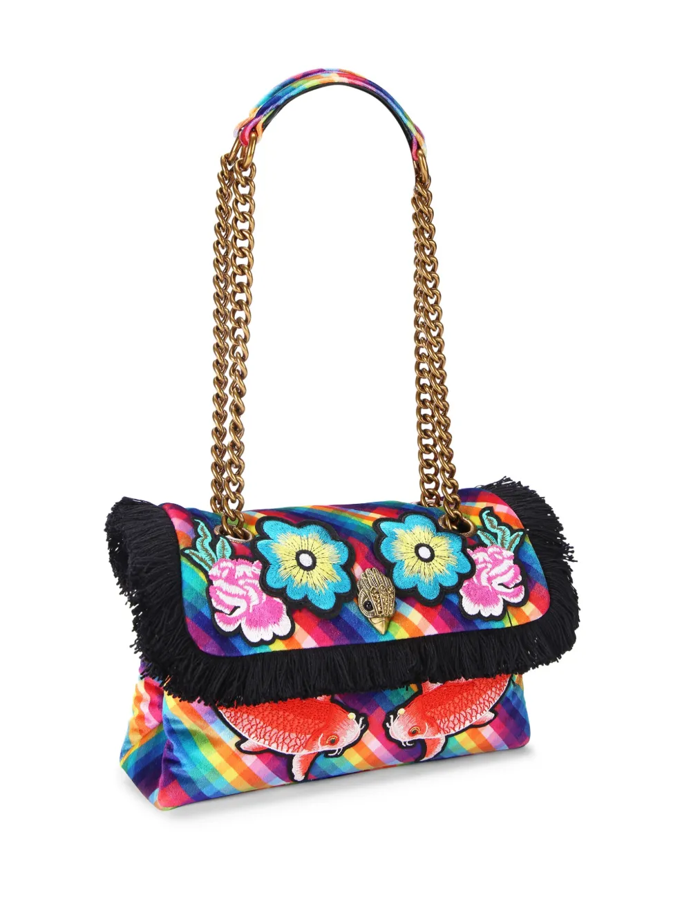 Kurt Geiger London Soft Kensington Ruffle Bag Farfetch