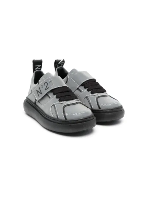 Nº21 Kids tenis con logo estampado
