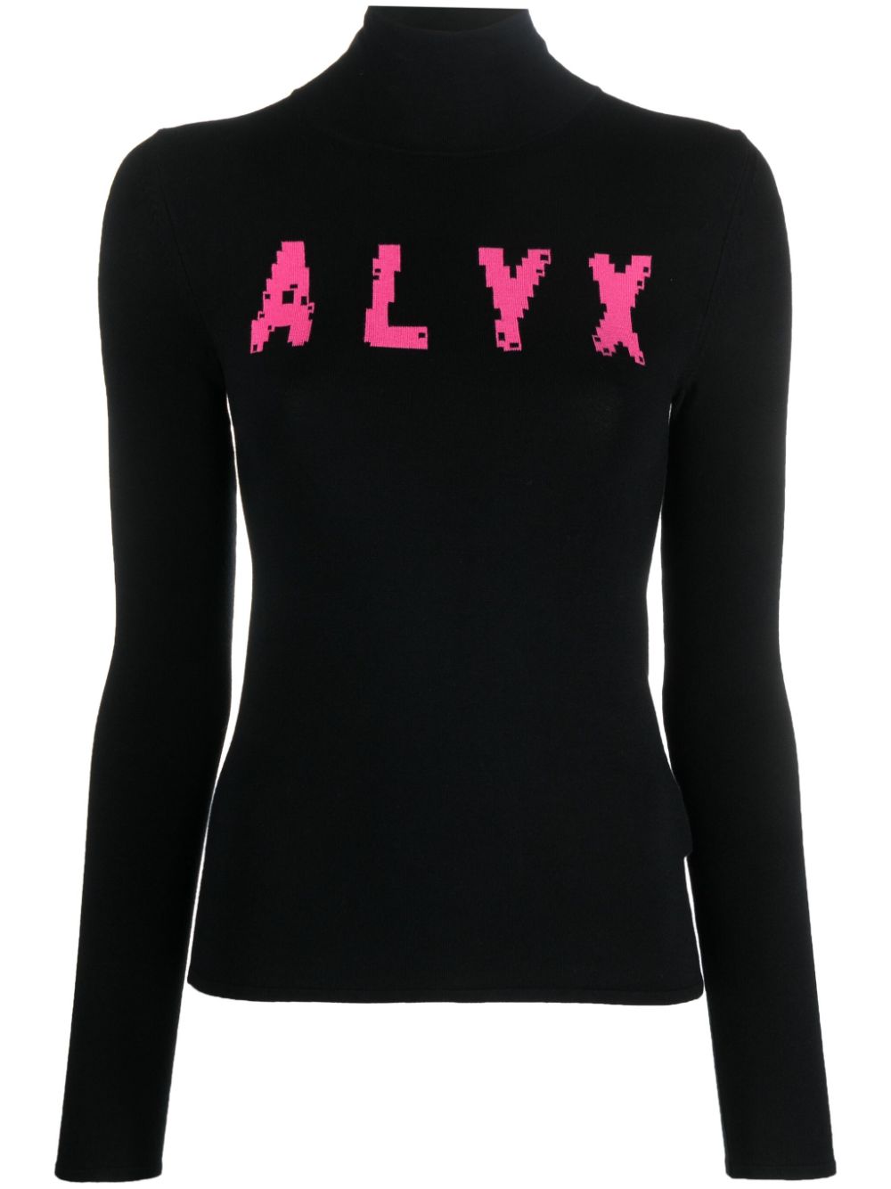 Image 1 of 1017 ALYX 9SM logo intarsia-knit jumper