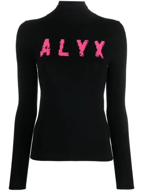 1017 ALYX 9SM logo intarsia-knit jumper