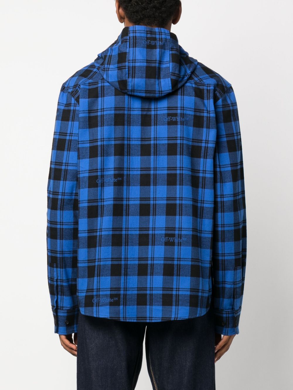 Off-White plaid check-pattern flannel overshirt Men