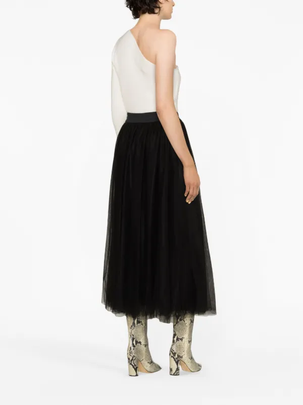 Layered tulle cheap skirt zara