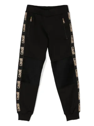 Fendi logo stripe track pants deals
