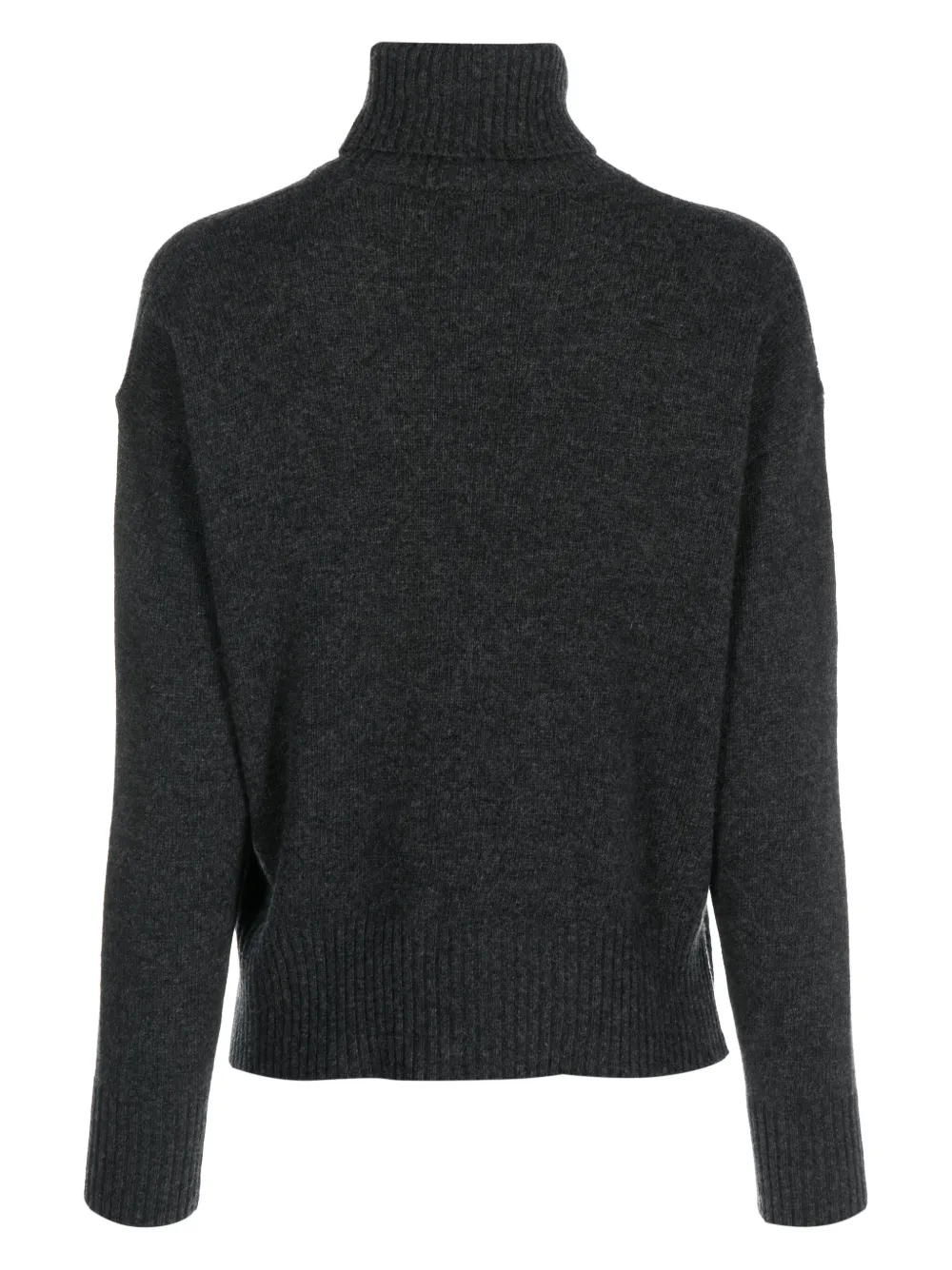 Roberto Collina roll-neck ribbed jumper - Grijs