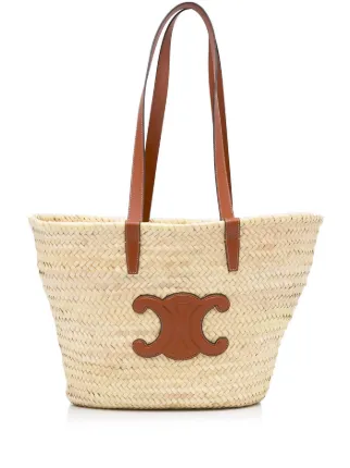 Celine large triomphe basket top