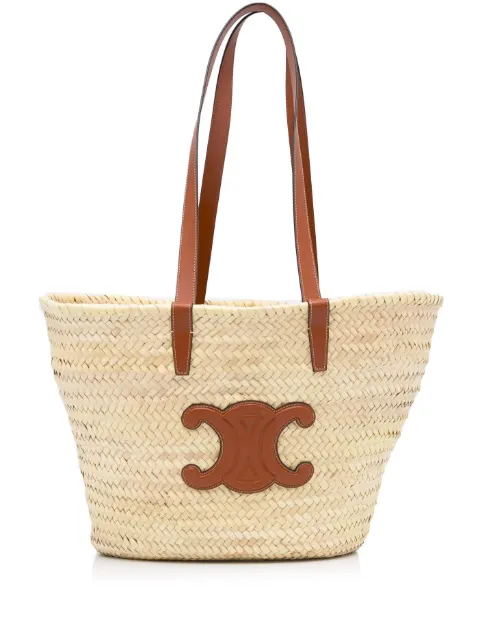 Céline Pre-Owned large Triomphe Classic Panier basket bag